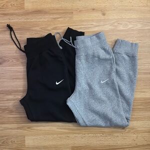 Nike Black and Gray Track Pants
